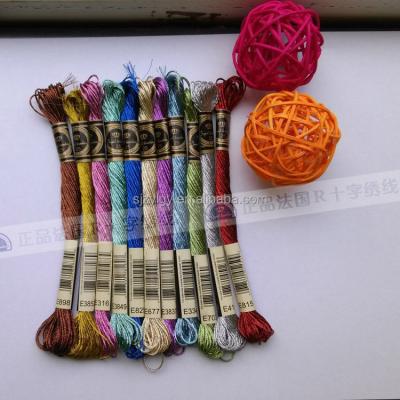 China Sustainable Top Grade Hand Embroidery Cotton Thread / Metallic Thread For Embroidery for sale