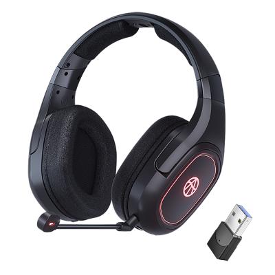 China 2021 New Arrival Wireless Headband Microfone Headband Gaming Headset Noise Canceling With Detachable Cable for sale