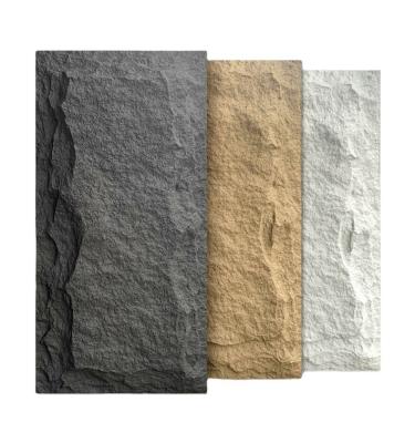 China Waterproof Fire Retardant Polyurethane Faux Stone Wall Panel For Decorative Cheap Price Faux Stone Panel for sale