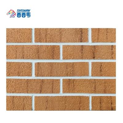 China Lightweight / high standard of new high quality simulation design panel exterior decorative firebrick wall facade for sale