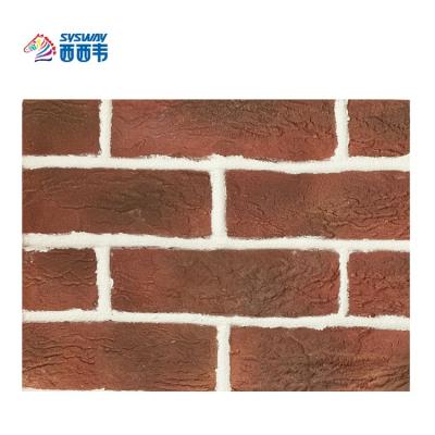 China 2021 Simulation Manufacturer Artificial Concrete Red Bricks Factory Wholesale High Quality Lightweight / High Standard for sale