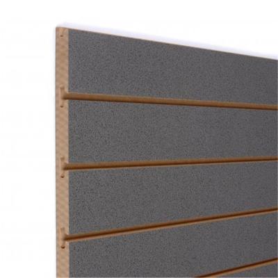 China Modern Hot Sale Woodgrain Slat Wall Panel Split Wall MDF Easy Cleaning High Glossy Board for sale