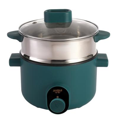 China New Design Home Use Kitchen Outdoor Hot Selling Electric Hot Pot 2L Non-Stick Hot Pot for sale