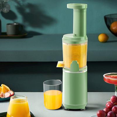 China 80W Outdoor Household Or Commercial Electric Portable Orange Citrus Cold Press Slow Juicer Machine for sale