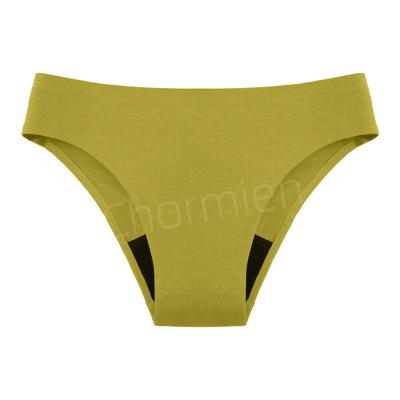 China Anti-Bacterial Ebay Amazon hot sale seamless swimwear underwear girl Menstrual panties 4 layers women's leak proof menstrual solid color panty for sale