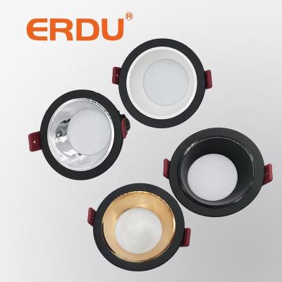 China ERDU Modern Smart Anti-glare Dimmable Recessed Downlight Commercial Downlight Hotel Mini Led Cob Downlight Lights for sale