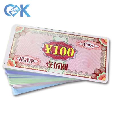 China China Durable Factory Direct Colorful Game Card Chess Lottery Ticket Printing Paper Game Card for sale