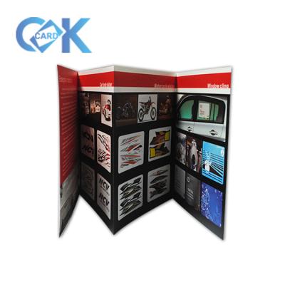 China Customizable Wholesale Full Color Printing Custom Advertising Brochure Folder for sale