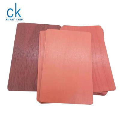 China China Various Color Pure Wood Painted Wooden Card Blank Wooden Card For Laser Engraving for sale