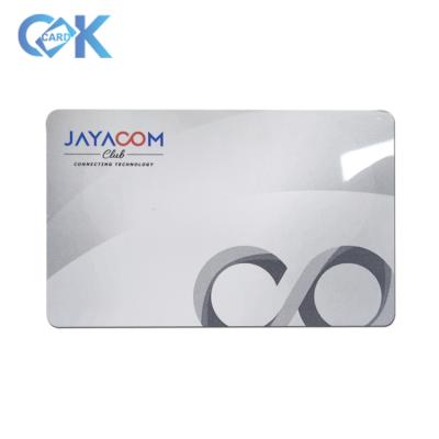 China promotion/club/advertisement/business/supermarket etc. Caika Customized Smart IC Touch Chip Card Blank Card In Stock for sale