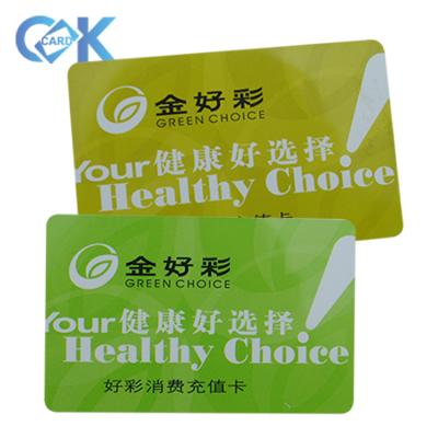 China Waterproof / Waterproof Customized CMYK Printing Contactless IC Card Membership Card for sale