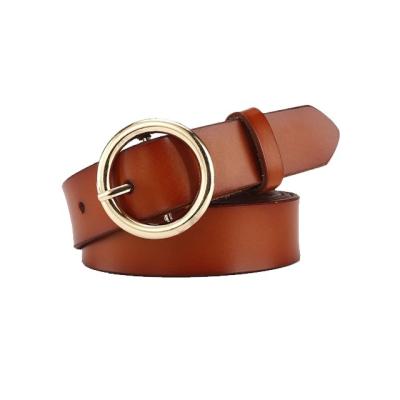 China Comfortable Men's Leather Belts Shape Waist Belt Good Quality Fashion Leather Ladies Wide Belt for sale