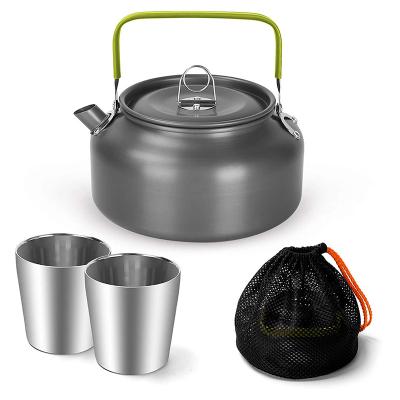 China Outdoor Camping Hiking Amazon Hot Selling Kettle Camping Equipment Traveling Portable Kettle Other Camping and Hiking Gear for sale