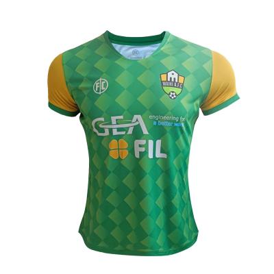 China Shirts & Full Custom Made High Quality Selling Like Hot Cakes 100% Breathable Polyester Mens Soccer Uniform for sale