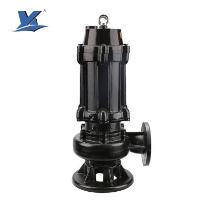 China Industrial Sewage Mud Slurry Macerator Sewage Pump Submersible Pump WQ for sale