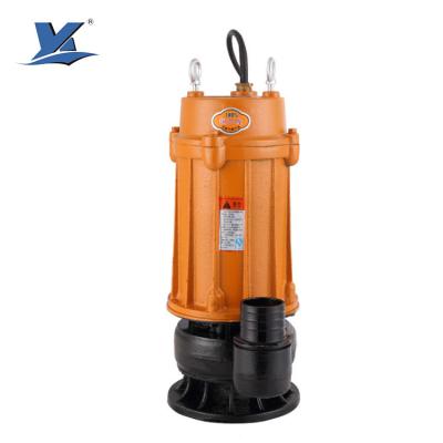 China SEWAGE WQ/WQD Portable Small Sewage Electric Submersible Pump for sale