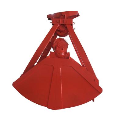 China Crane GBM Mechanic Four Rope Clamshell Grab For Coal Bulk Carrier Grab Bucket for sale