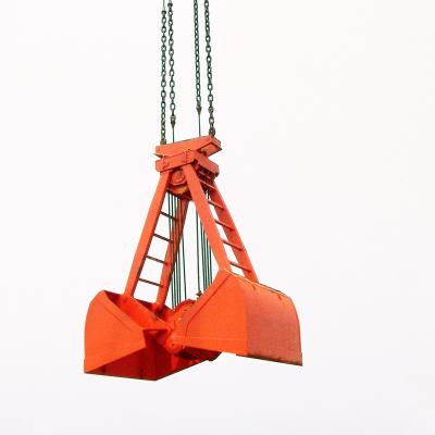 China Building Material Shops Four Rope Clamshell Grab For Bulk Cargo Loading for sale