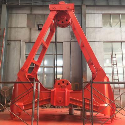 China Mechanical Working Platform Crane Crane Dredging Underwater Dredging Grab for sale