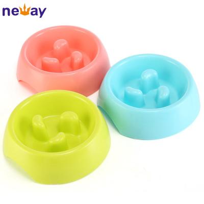 China Hot Selling Viable High Quality Plastic Pet Feeder Dog Slow Bowl for sale