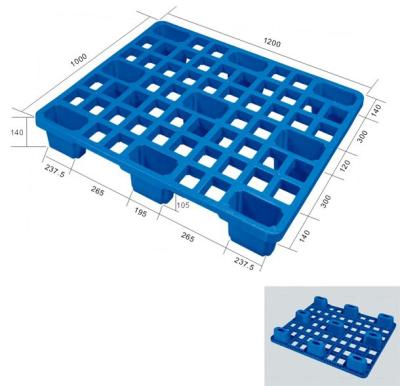 China HDPE Material Single Faced Nesting Logistic Standard Plastic Pallets Wholesale for sale