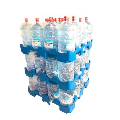 China 5 Gallon Heavy Duty Stackable Water Bottle Single Faced Plastic Pallet for sale