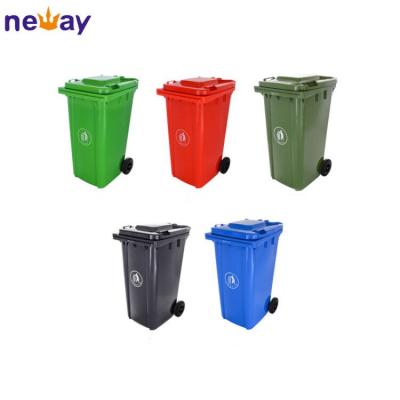 China Sustainable material white black color13 gallon HDPE PP plastic trash can for sale