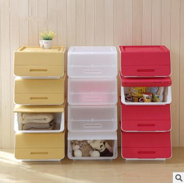 China 2016 New sustainable plastic stackable plastic storage box neway producu with lid for sale