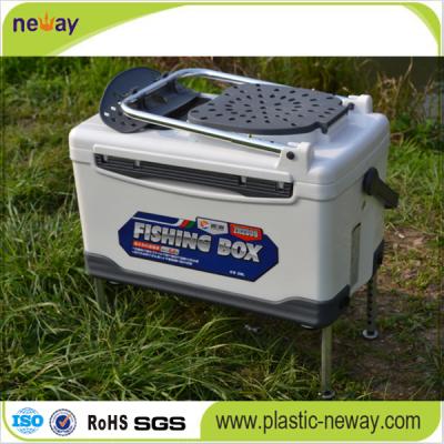 China Seat Convenient Carry Multifunctional Plastic Fishing Box for sale