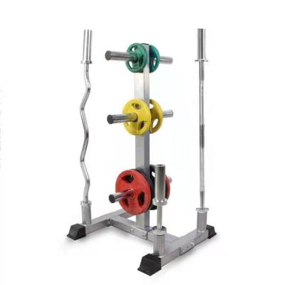 China Durable Home Fitness Equipment Barbell Bar Storage Rack Weight Dish Rack Multifunctional Barbell Rack for sale