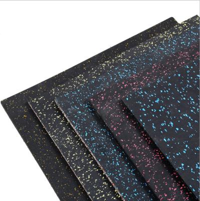 China Hot-selling Shock Absorption Gym Floor Mat Sports Fitness Home Gym Flooring High Density Rubber Mat Shock Absorption and Noise Reduction for sale