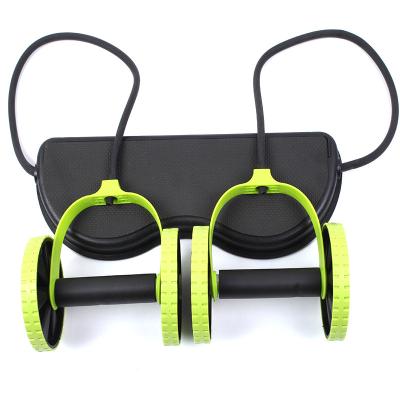 China Home Use Abdominal Muscle Wheel Fitness Device for Beginners Men and Women Roller Pull Rope Abdominal Multifunctional Weight Bearing Roll for sale