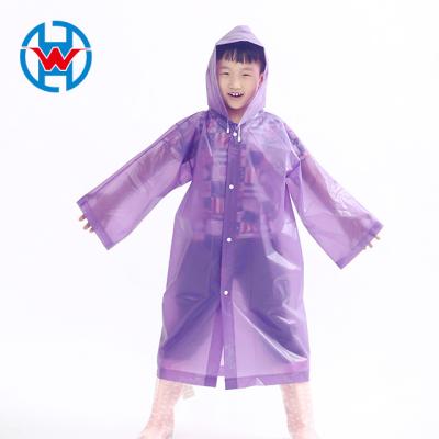 China Custom Bachelorette Raincoat Clothes Rain Coat For Kid Reusable Eva Kid Raincoat for sale