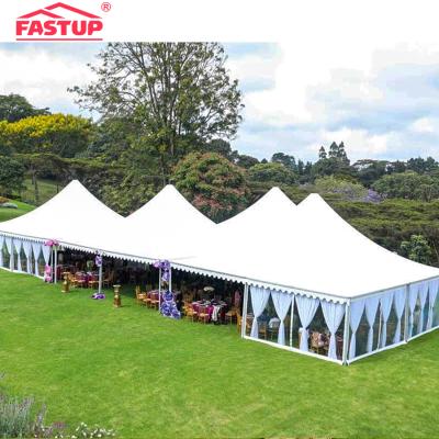 China Wedding Outdoor Pagoda Barnum Wedding Tent Gazebo For Garden 8x8 Aluminum Pagoda Pergola Tent for sale