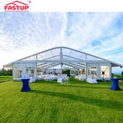 China Wedding Luxury Commercial Clear Glass Arch Marquee Tents for sale