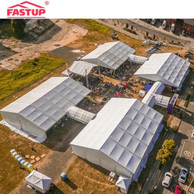 China Warehouse Large Industrial Waterproof Warehouse Storage Tent With PVC Coated Fabric For Sale for sale