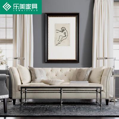 China Factory Wholesale Adjustable Luxury Elegant Classic Design Fabric White Sofa Set Furniture Living Room (Size) Sofas for sale