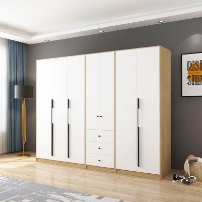 China Large Space 3 Doors Modern Furniture Fitted Sliding Door Closet Bedroom Wardrobes for sale