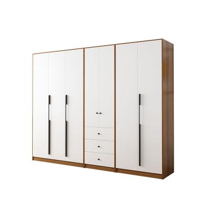 China Large Space Bedroom Furniture Wardrobe Modern Minimalist Design Home Storage Wardrobe for sale