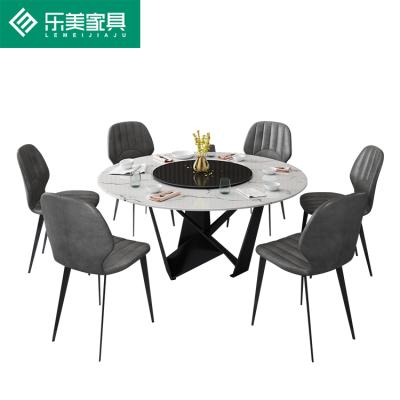 China Factory Price Foldable Hot Selling Dining Table Set Modern Dining Tables And Chairs With Extendable Height for sale