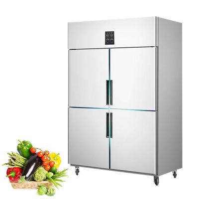 China THERMOELECTRIC Commercial Professional Application 4 Door Wind Cooling Electric Freezer Fridge Refrigerator for sale