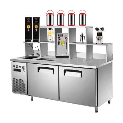 China Other New Design/Perfect Commercial Automatic Bubble Tea Counter Customize Drink Station Bubble Tea Counter and Milk Tea Equipment for sale