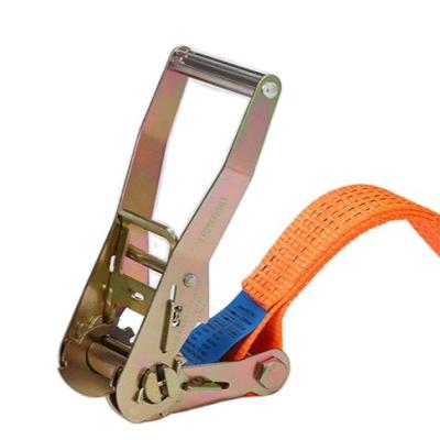 China Wholesale Polyester Lashing Belt With Double J Hook Cargo Strap Polyester Ratchet Tie Down for sale