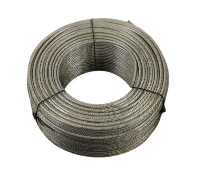 China Construction Galvanized Wire Rope Steel 7x7/7x19 PVC Coated Steel Wire Rope Vinyl Coated Wire Rope Cables 5/32 Inch To 7/16 Inch for sale