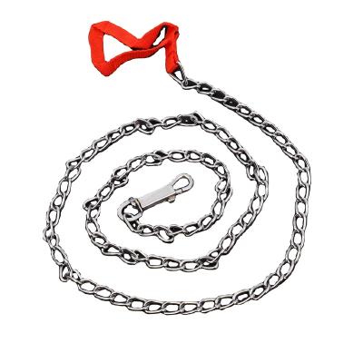 China Factory wholesale hot sale drive chain for dog chain leashes pp handle cheapest metal leash wedge chain for sale