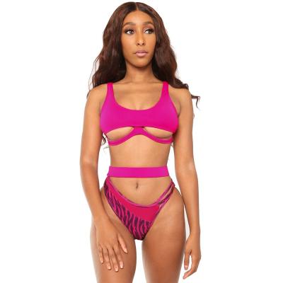 China Wholesale Anti-UV Hot Selling Anti-UV Popular Women's Two-Piece Swimsuit for sale