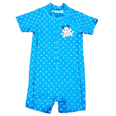 China 2020 Manufacturer Kids Guard One Piece Swimsuit Boys Rashguard Anti-UV Swimming Suits With Zipper Front for sale