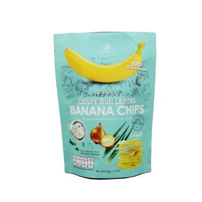 China Custom Printed CLOTHING Snack Food Packaging Bag /druit Fruit Chips Bag / Banana Potato Chips Bag for sale