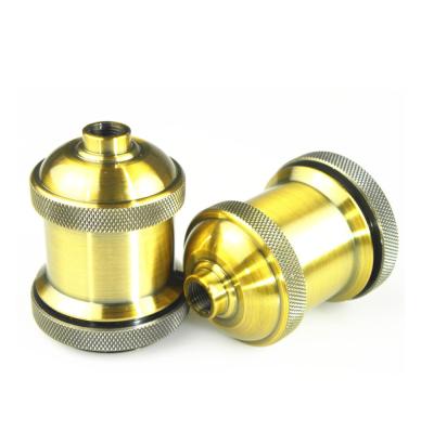 China Retro screws metal e27 lamp holder e27 lamp holder electric copper parts for sale