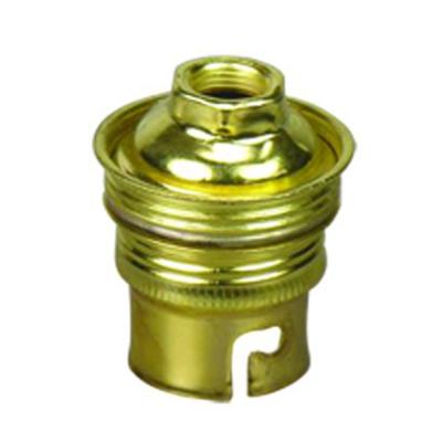 China bayonet metal lamp base b22 brass lamp socket lighting accessories ceiling b22 lamp holder/brass lamp bulb holder for sale